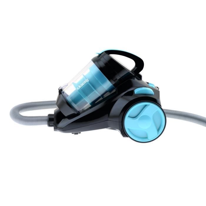 H.Koenig Aspirateur sans sac polycyclonique traineau bleu SLS810