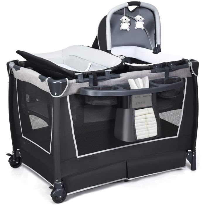 Lit Bebe 4life Lit Parapluie Beacutebeacute 4 En 1 Pliant Avec Table Agrave Langer Et Berceau Lit Beacutebeacute De Voyage Porta236 Cdiscount Puericulture Eveil Bebe