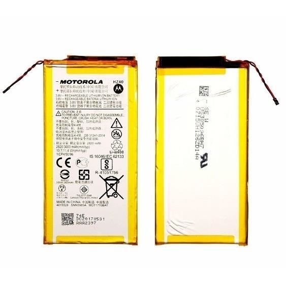 E-yiiviil Batterie de rechange HZ40 compatible avec Moto Z2 Play XT1710 SNN5985A 3,8 V avec outils 