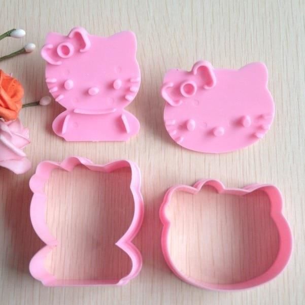 Moule A Gateaux Moule A Gateau A Hello Kitty Formes Ensemble Artistique Du Sucre Outils Pour Gateau Fondant Coupe Biscuits 2 Cdiscount Maison