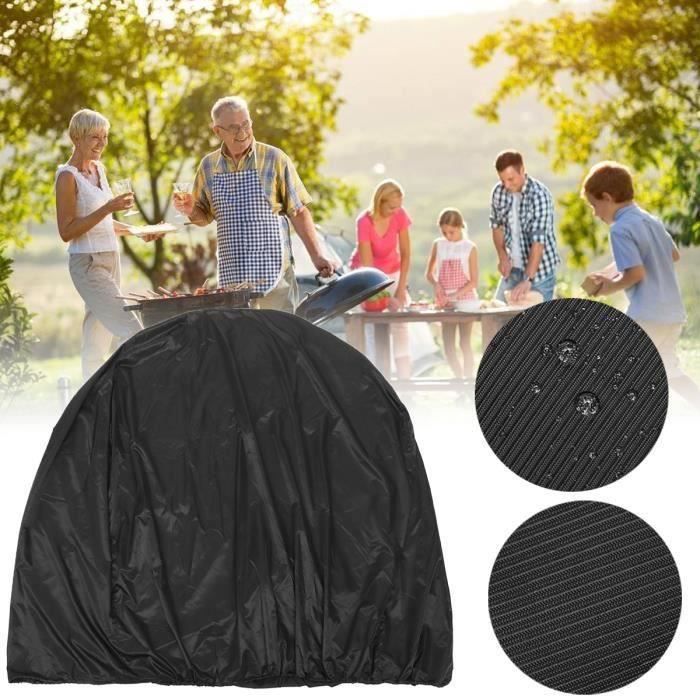 Housse De Protection Imperméable Pour Barbecue - Taille S (145x61x117cm) - Polyester Résistant - Sac Inclus - Pour Extérieur Jardin