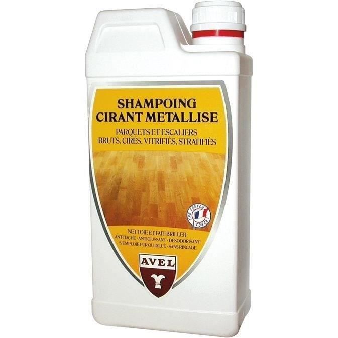 Shampoing cirant métallisé pour parquet - 1 L