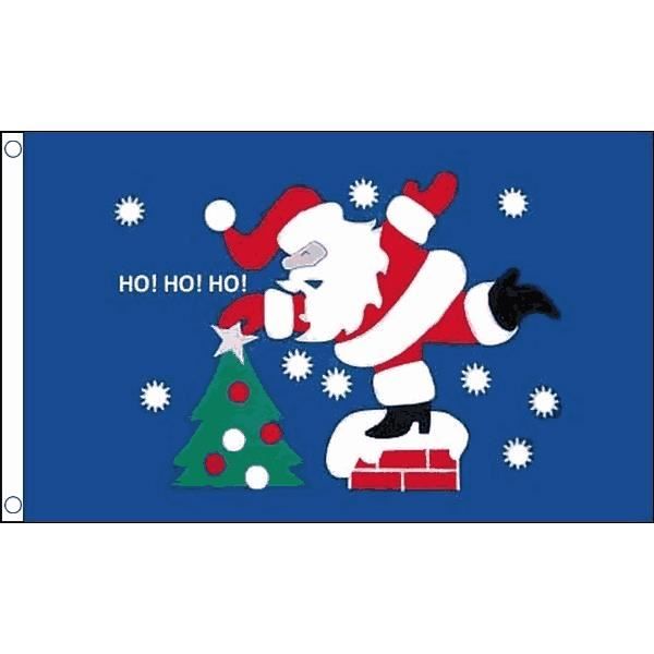 Drapeau Pere Noel Ho Ho Ho 150x90cm Santa Christmas Haute Qualite Prix Pas Cher Cdiscount
