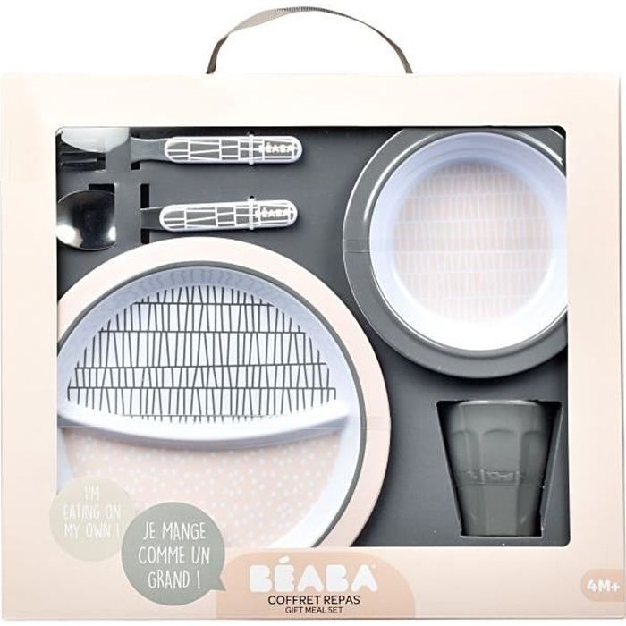 Beaba Coffret Cadeau Repas Enfant Assiette Deux Compartiments Bol Couverts Verre Base Anti Derapante Melamine Rose Cdiscount Puericulture Eveil Bebe Beaba Coffret Cadeau Repas Enfant Assiette Deux Compartiments Bol Couverts Verre Base Anti Derapante Melamine Rose Cdiscount Puericulture Eveil Bebe