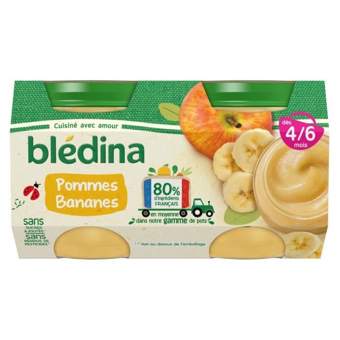 Livraison à domicile Blédina Petit Pot Pomme Pêche 4/6 Mois 4x130g