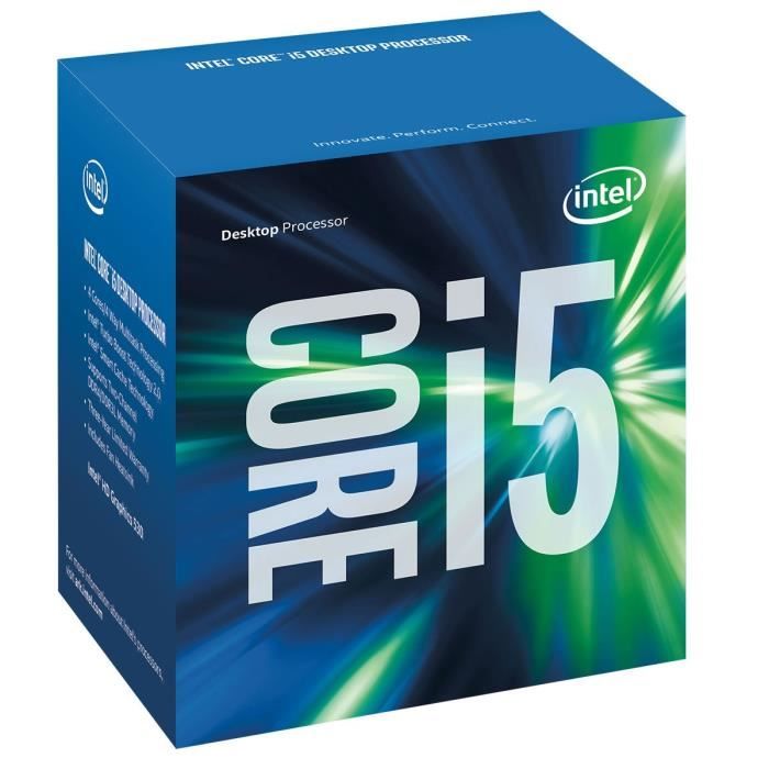 Vente Processeur PC Intel Processeur Kaby Lake - Core i5-7600 - 3.5GHz pas cher