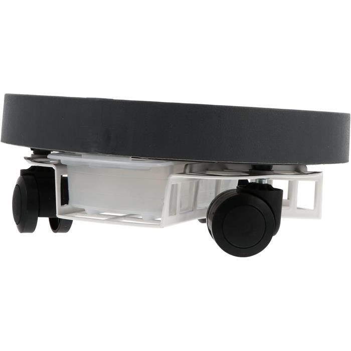 Plateau à Roulettes En Fer Pour Pot De Fleurs - Support Mobile Avec Roues Verrouillables Intérieur Extérieur