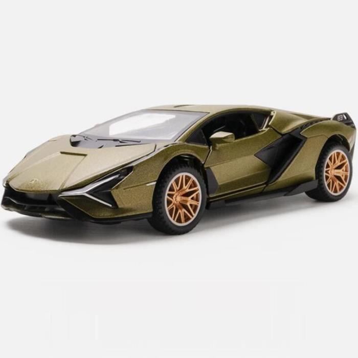 Bburago Voiture Sport 1/24 Lamborghini Sian FKP 37 - Modèle Alliage Moulé Sous Pression