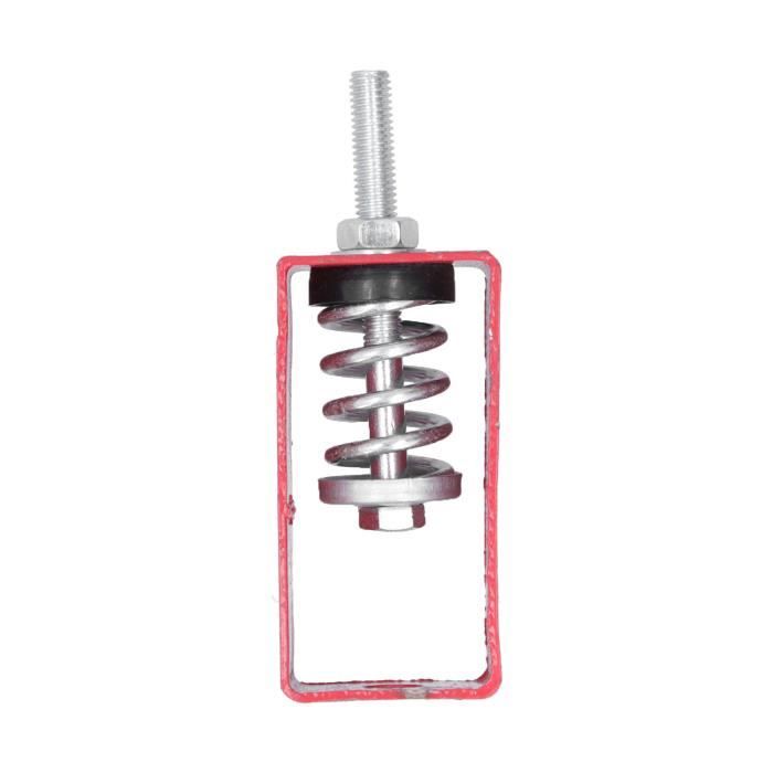 Kit 2 Entretoises/coussinets Pour Ressorts De Suspension - Type D (rouge) - Réduit Vibrations Et Bruit, Améliore Confort Et Stabilité