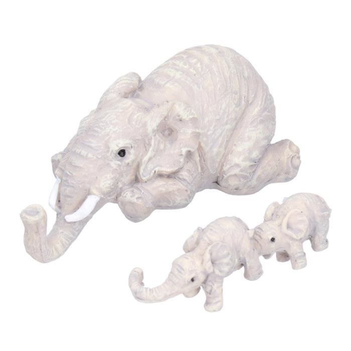 Lot De 6 Figurines éléphant En Résine Colorées - Déco Miniature Pour Jardin De Fées, Terrarium, Bureau, Maison (environ 3,2 X 2,9 X 1,9 Cm)