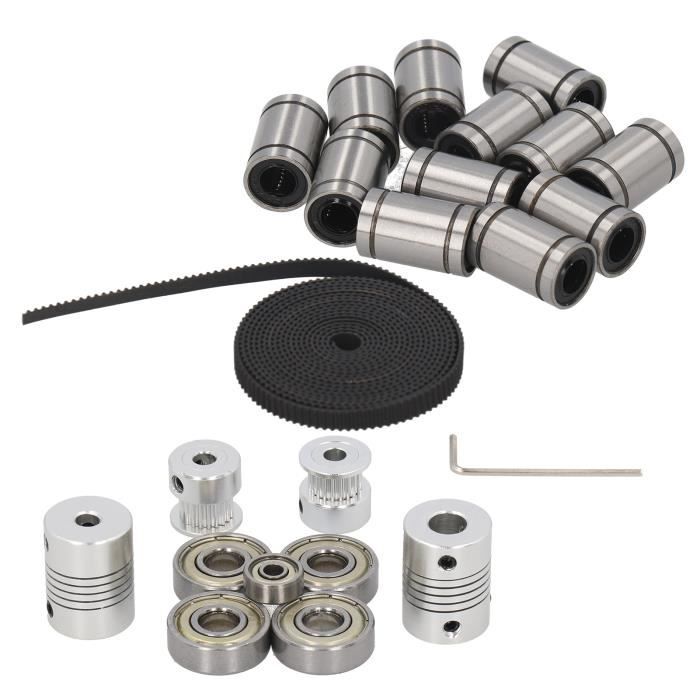 EJ.life Kit de roulement linéaire LM8UU Kit de roulement de poulie de ...