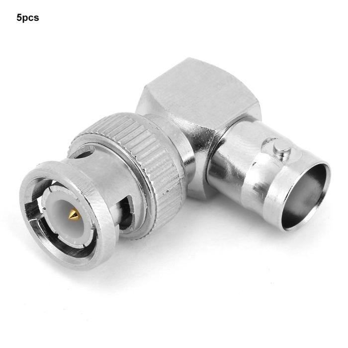 2pcs Adaptateur Coaxial UHF Mâle à Femelle 90 Degrés - Connecteur PL-259 Vers SO239 Angle Droit Pour Antenne CB Radio