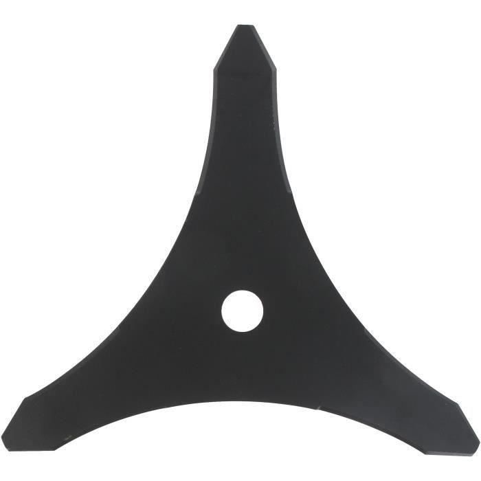 Lame professionnelle 3 dents adaptable pour débroussailleuse - Coupe de 350mm, alésage: 25,4mm, épai