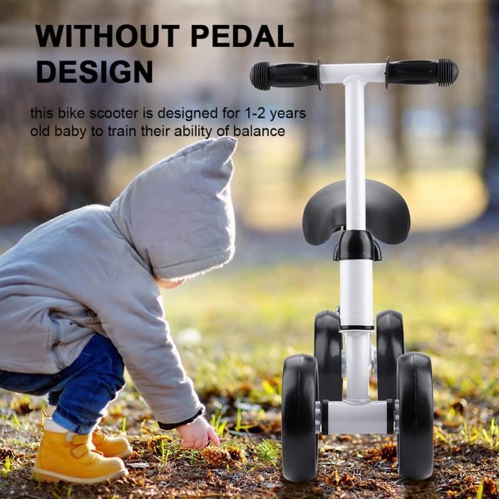 Draisienne Enfant Baninni Lola - Ultra Légère, Réglable, Pour 2-5 Ans, Supporte 50 Kg, Apprentissage Équilibre