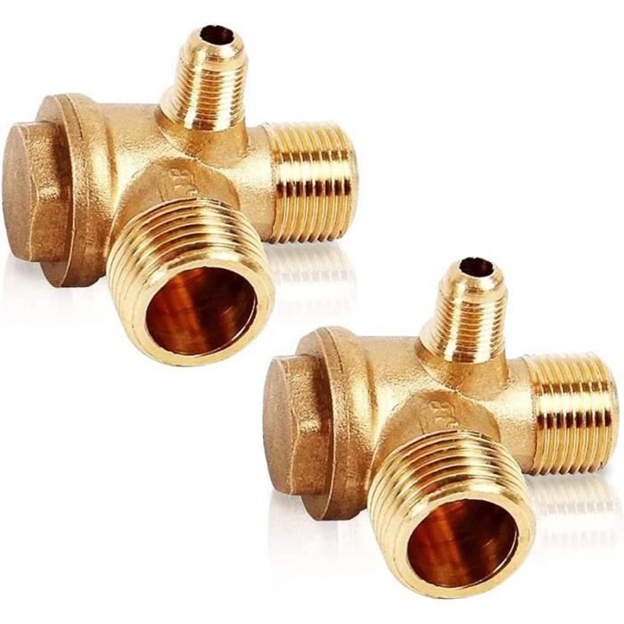 2 Pcs 3 Ports Compresseur D