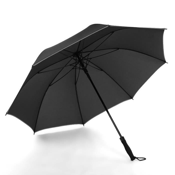 Parapluie Coupe-Vent Stick 190T Double Canopy 24 Côtes Soleil Et Pluie