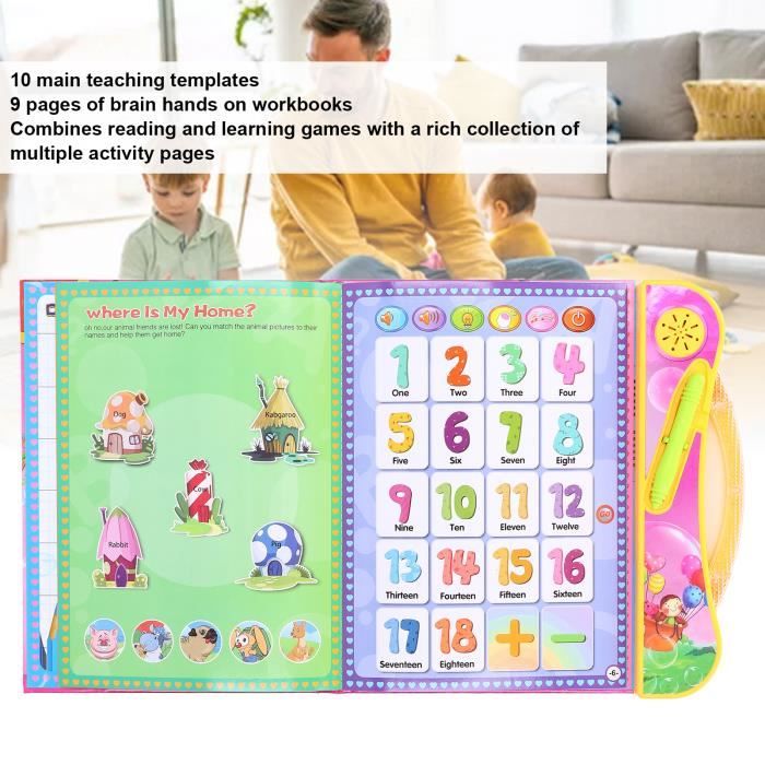 Machine D'éducation Précoce De Type Carte, Jouets Éducatifs D'illumination  en Anglaise Cognitive D'illumination pour Enfants - ROSE - Cdiscount Jeux -  Jouets