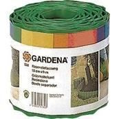 Bordure de pelouse - GARDENA - 536 - Plastique de haute qualité - 9m x 9cm - Couleur verte