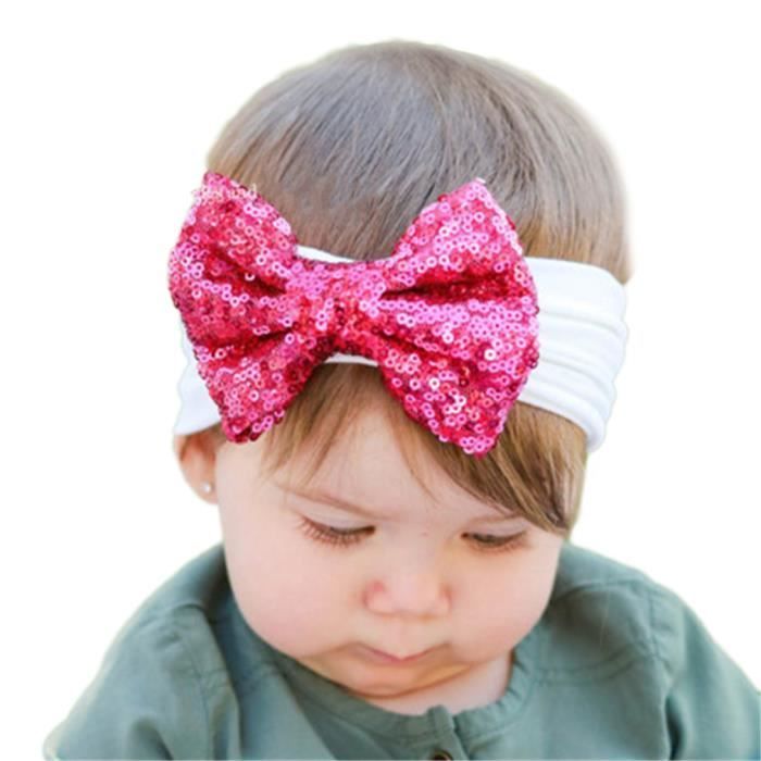 Bandeau Cheveux Bebe Fille Serre Tete Nœud Papillon Princesse Cdiscount Au Quotidien