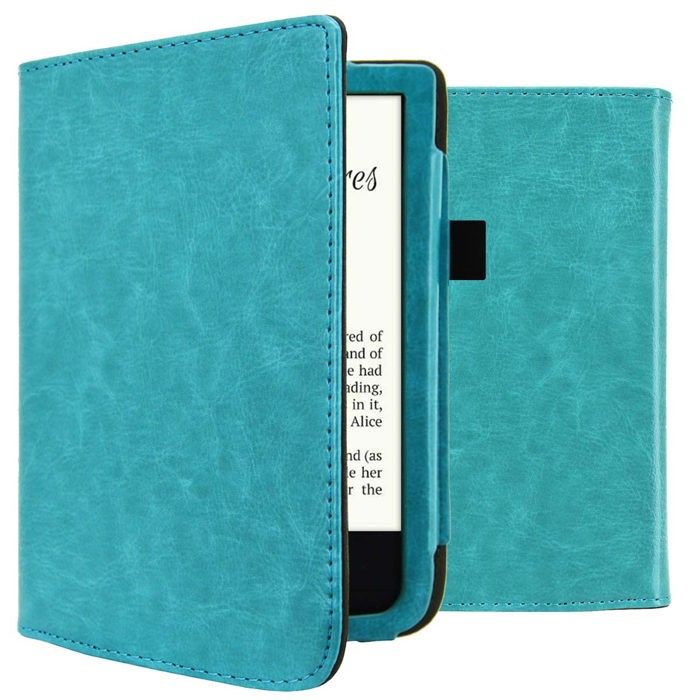 Étui Fin En Cuir PU Pour Liseuse Pocketbook Touch HD 3 / Lux 4 / Basic Lux 2 - Fonction Veille Magnétique - 13