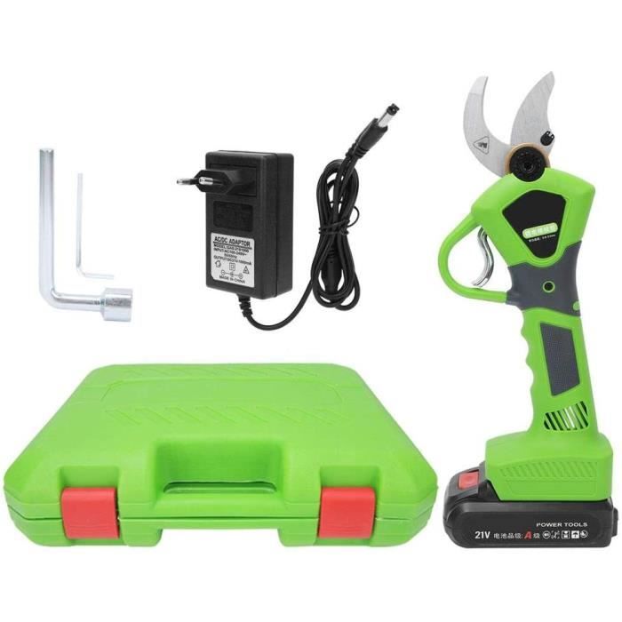21V sécateur électrique rechargeable sécateur branche d\/'arbre léger