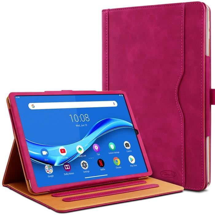 Étui Housse de Protection Support Rose Fuschia pour Tablette Lenovo Tab M10  FHD Plus 2e Gén 10.3 - Cdiscount Informatique