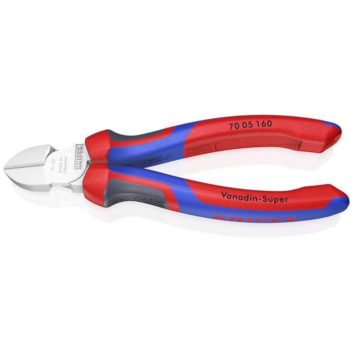 Pince Coupante CON:P CPT130160 – Longueur 160 Mm, Poignées Bi-matière, Pour Fils Métalliques