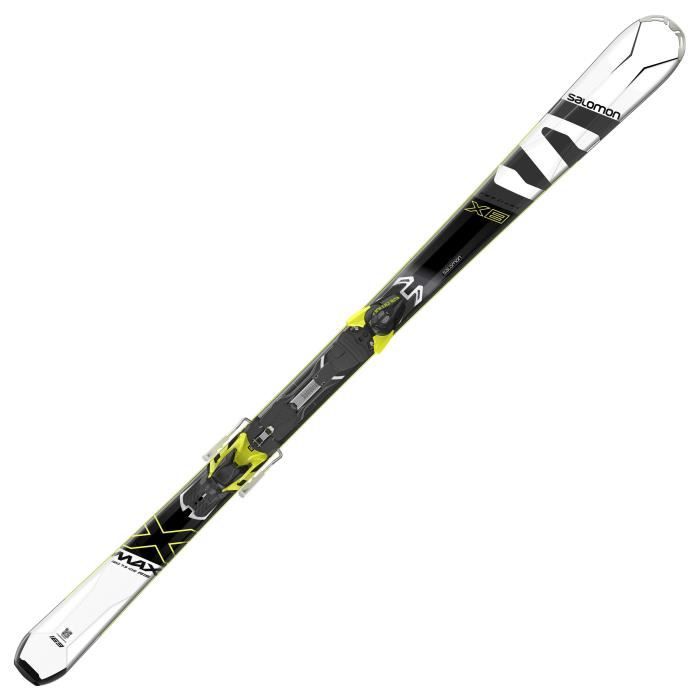 SALOMON Ski M X Max X8 M Xt10 C90 Homme Blanc Noir et Jaune Cdiscount Sport