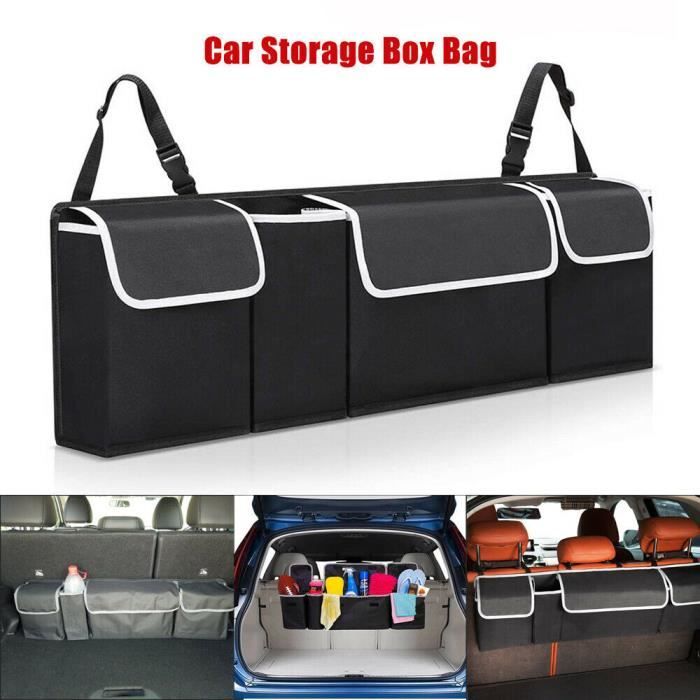 Organisateur de coffre d'accessoires intérieurs de voiture Sac de rangement  pour siège arrière Oxford hh - Cdiscount Auto