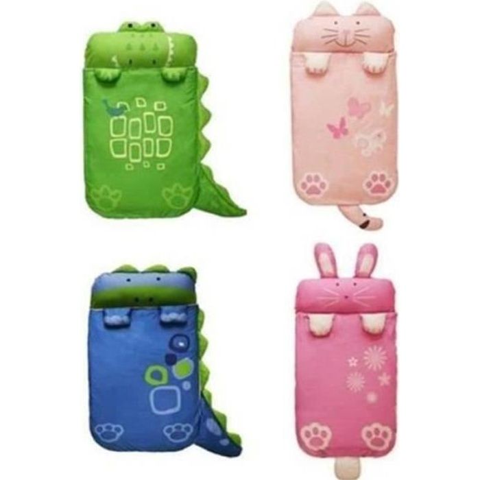 Mignon Sac De Couchage Enfant Duvet Enfant Avec Oreiller 140 60cm Crocodile Vert Cdiscount Sport