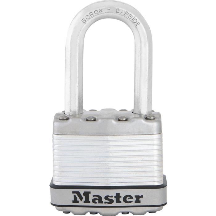 Cadenas Haute Sécurité KAWAHA - Acier Inoxydable 40mm - 4pcs Clés Identiques - Intérieur/Extérieur