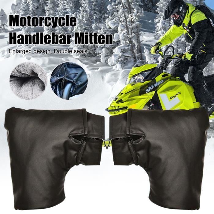 Gants De Guidon Moto / Vélo - Imperméables, Coupe-vent, Isolants - Pour Hiver, Scooter, VTT, Vélo électrique