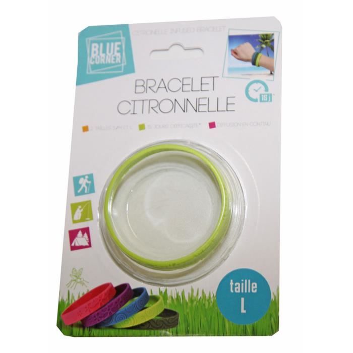 Bracelet AntiMoustique Silicone Senteur Citron... Anis Achat / Vente