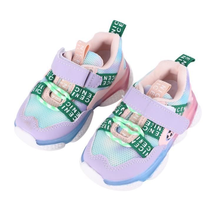 chaussure a led fille