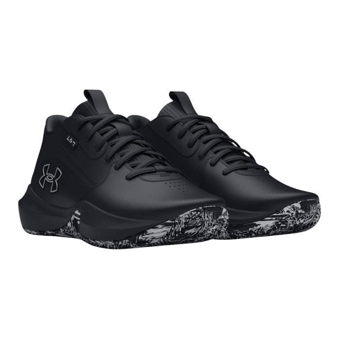Chaussures de basket - UNDER ARMOUR - Lockdown 7 - Homme - Amorti EVA - Indoor - Blanc Chaussures de basket - UNDER ARMOUR - Lockdown 7 - Homme - Amorti EVA - Indoor - Blanc