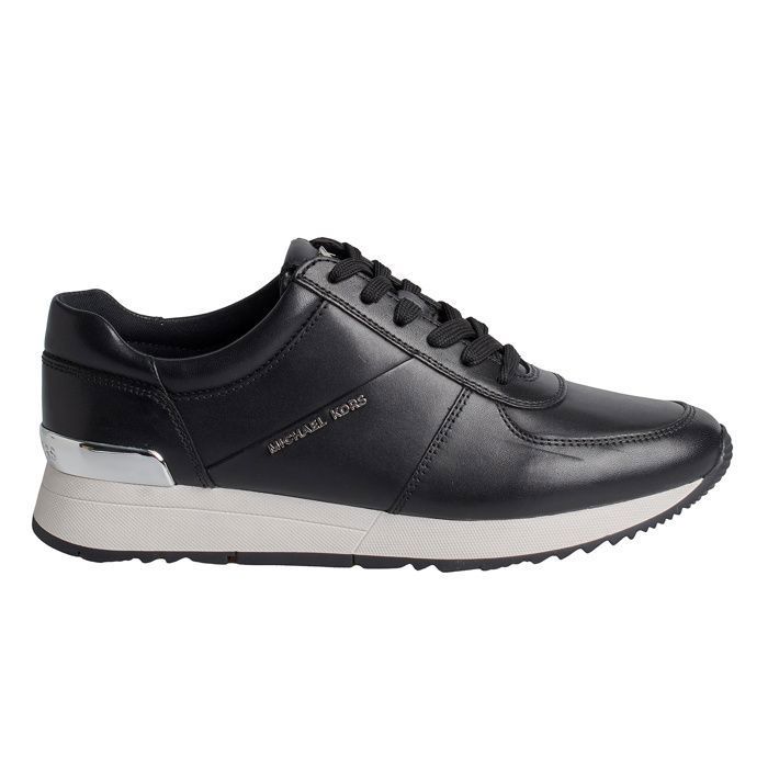 Michael Kors Baskets en cuir Allie 43R5ALFP3L pour femme-Le noir