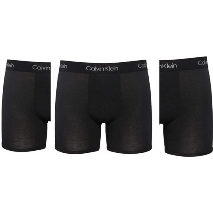Homme Vêtements Sous-vêtements Boxers Caleçon Calvin Klein pour homme en coloris Noir 