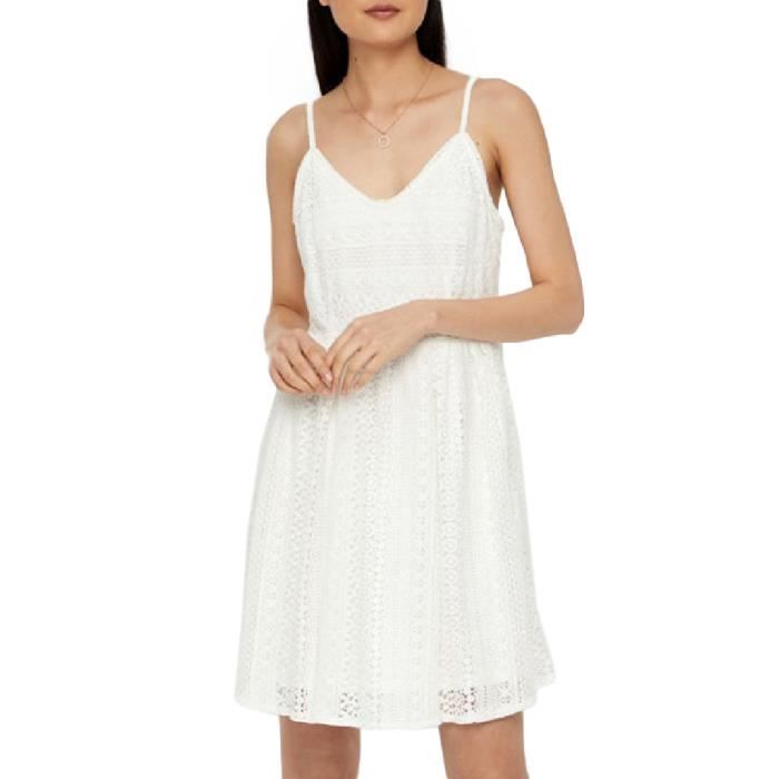 robe blanche vero moda