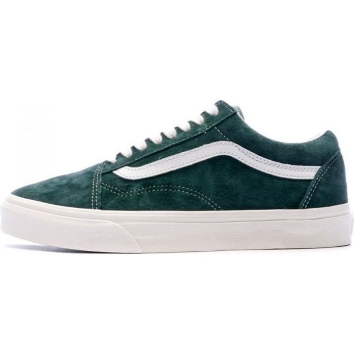 Vans gris top et vert
