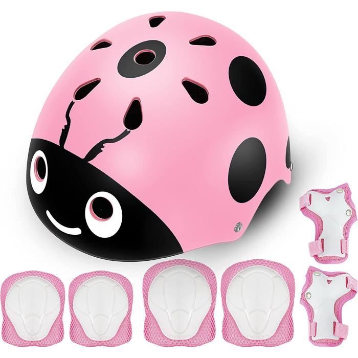 Casque de V lo pour Enfants Ajustable Genouill res Coudi res