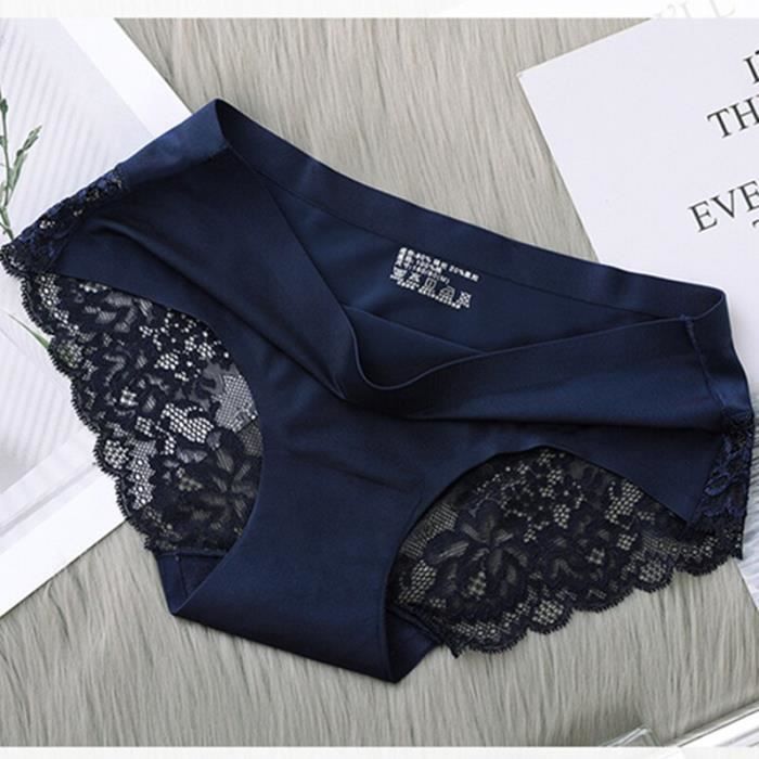 Acheter Tongs En Dentelle 3 Pièces/ensemble Femmes Sexy String Sous-vêtements S-XL Sous-vêtements En Dentelle Dames Culotte Florale Lingerie Féminine