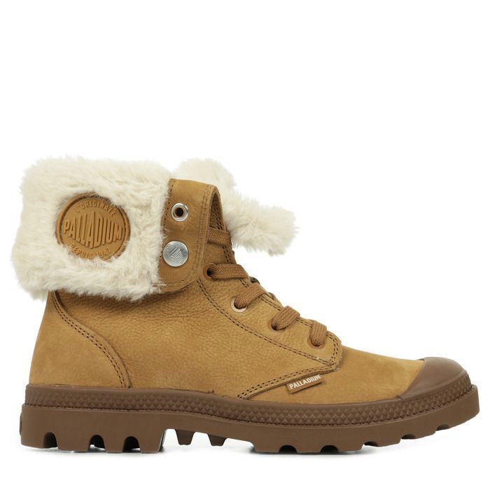 Bottines femme Palladium Baggy - Marron/Blanc - 38 - Chaussures
