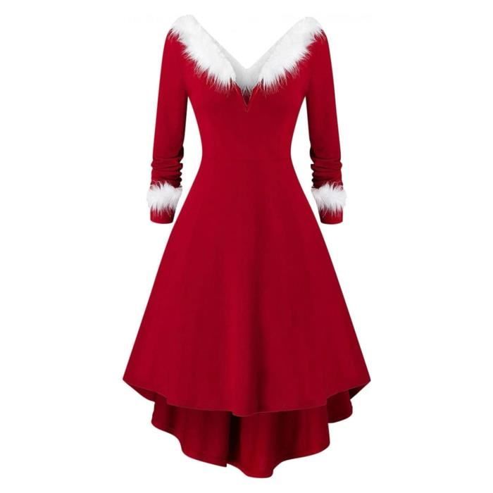 Robe noel rouge femme hotsell