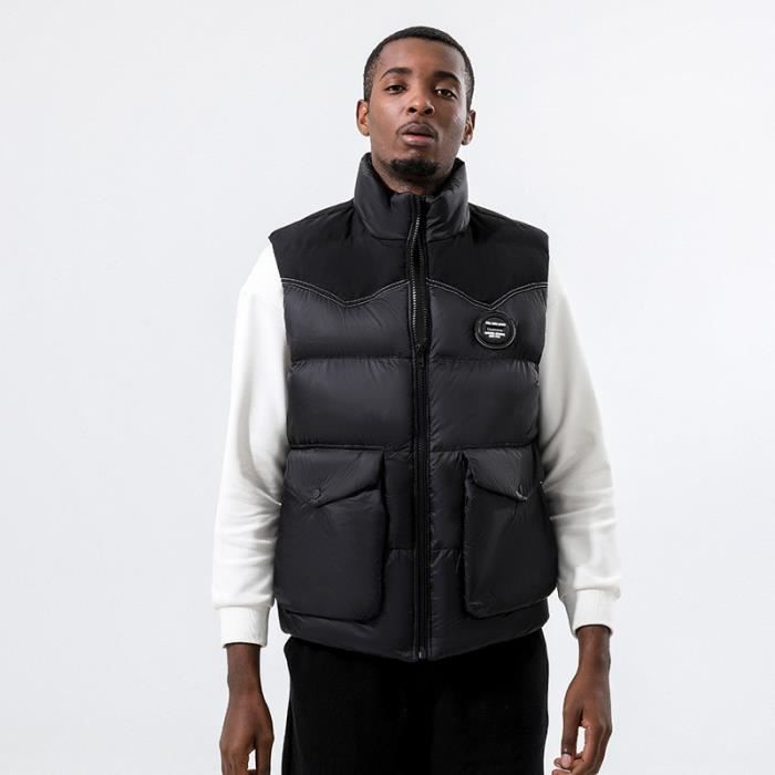 Doudoune noir homme sans capuche online