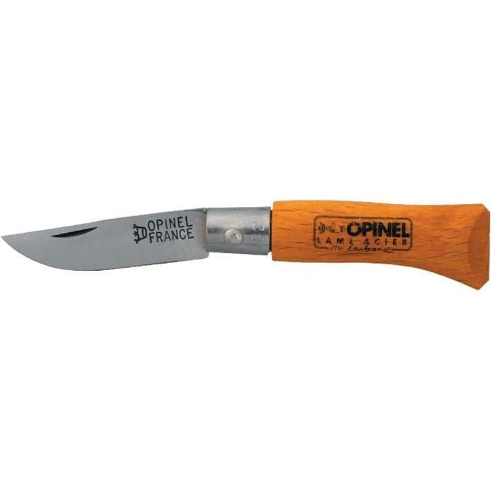 Couteau Opinel N 6 Virobloc Vrn Achat Vente Couteau De Cuisine Couteau Lame Acier Carbone Opinel N 6 Longueur Lame 7cm Cdiscount