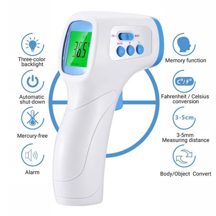 Thermometre Frontal Lectures Instantanees Precises Thermometre Professionnel Infrarouge Sans Contact Pour Bebe Enfants Adulte Achat Vente Thermometre Bebe Soldes Sur Cdiscount Des Le Janvier Cdiscount Thermometre Frontal Lectures Instantanees Precises Thermometre Professionnel Infrarouge Sans Contact Pour Bebe Enfants Adulte Achat Vente Thermometre Bebe Soldes Sur Cdiscount Des Le Janvier Cdiscount