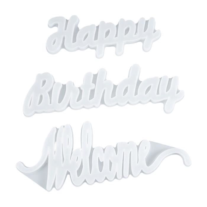 3 Pieces Bricolage Cristal Epoxy Moule Anglais Benediction Mot Bienvenue Anniversaire Etiquette Plante Poussee Achat Vente Plante Poussee 3 Pieces Bricolage Cristal Cdiscount