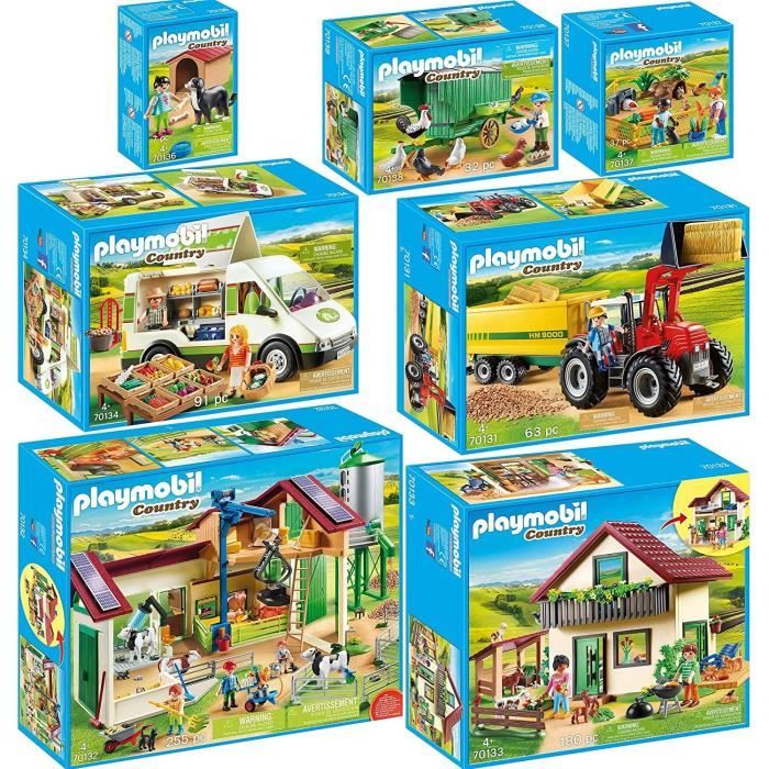 Figurine miniature Playmobil Country 70131 70132 70133 70134