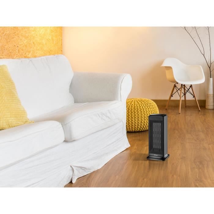 Chauffage Soufflant Ceramique Programmable 2000w Noir Achat
