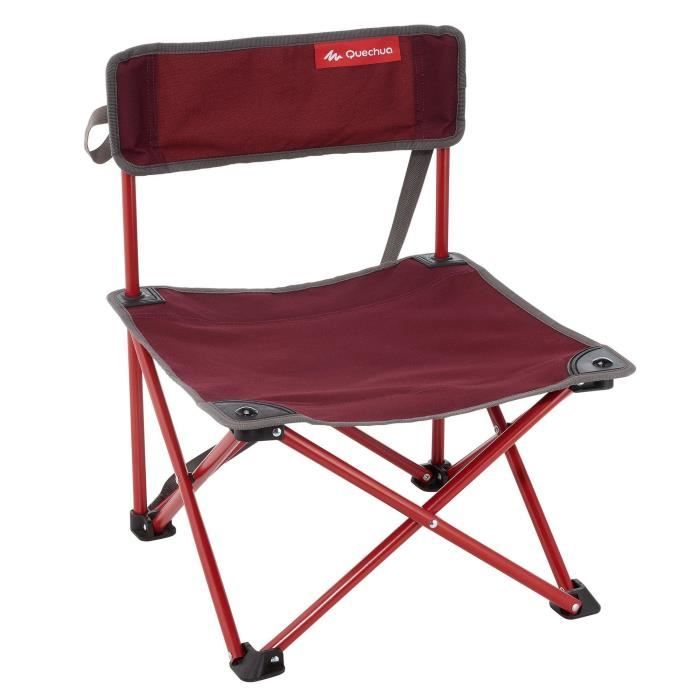 Chaise Basse Camping Itinerant Mh100 Bordeau Quechua By Decathlon Achat Vente Chaise De Camping Cdiscount